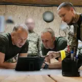 Боец ВСУ взял в плен четырех оккупантов