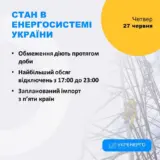 Отключение света в Украине – в энергосистеме Украины сегодня сохраняется сложная ситуация