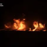 У Києві горить супермаркет