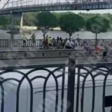 У Києві обірвався трос атракціону через Дніпро