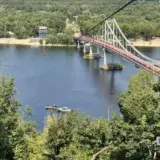 У Києві обірвався трос атракціону через Дніпро