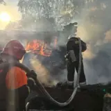 Масштабна пожежа сталася у Полтавській області
