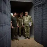Зеленский проверил фортификации на границе с Беларусью и Россией