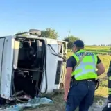Автобус з дітьми перекинувся на Хмельниччині