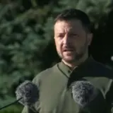 Зеленский принял участие в церемонии поднятия Государственного флага Украины в Киеве