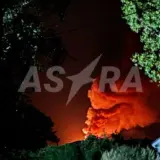 Атака дронов – в РФ горит и детонирует склад боеприпасов
