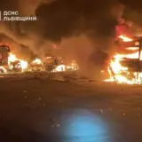 Атака дронів – згоріли 4 вантажні автомобілі