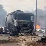 Обстріл Чернігівщини – рашисти поцілили безпілотником в автівку, яка везла скраплений газ людям