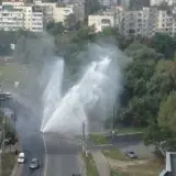 Прорыв водопровода в Киеве – на проспекте Науки прорвало трубу