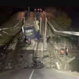 В оккупированном Крыму обрушился мост