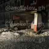 В России мужчина протаранил здание военкомата