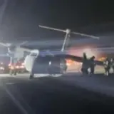 Авиакатастрофа в Канаде – самолет совершил жесткую посадку, после чего его часть загорелась