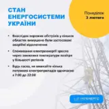 Відключення світла в Україні – у ряді областей України було запроваджено аварійні графіки відключення електроенергії