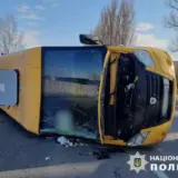 ДТП в Киевской области – под Киевом перевернулась маршрутка с пассажирами