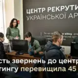 Рекрутинг в ВСУ – с начала работы центров рекрутинга украинской армии в них обратились 45 657 граждан