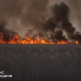 Пожар в Одесской области — площадь пожара достигает более 10 гектаров