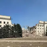 Обстрел Херсона – армия оккупантов снова нанесла удар по центру города