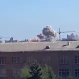 Атака дронів – ворожі дрони атакували будівлю ТЦК у Полтаві