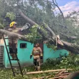 Західні області України постраждали від потужного вітру з грозовим фронтом