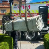 Обстрел Киева – российская ракета упала возле жилых домов
