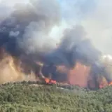 Пожар на юге Франции
