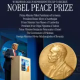 Білий дім висунув Трампа на Нобелівську премію миру