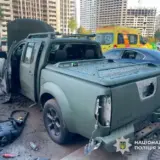 Автомобиль взорвали в Киеве