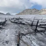 В Австрии растаял ледник, где катались горнолыжники