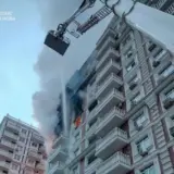 Пожежа у Києві – у Голосіївському районі сталась масштабна пожежа у багатоповерхівці