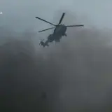 Обстрел Киева – пожарные вертолеты тушат масштабный пожар