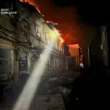Обстріл Фастова – пожежі спалахнули внаслідок російського удару