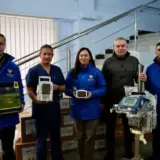 Апарат ШВЛ, дефібрилятори та інфузомати: фонд «Надія», Валерій Дубіль та Віта Присяжнюк передали обладнання Київському онкоцентру