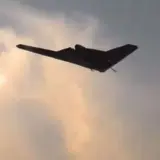 На крышу здания в Киеве 18 марта упали обломки сбитого дрона