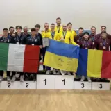 Мужская сборная Украины по сквошу торжествует на командном чемпионате Европы
