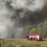 У Бучанському районі триває ліквідація масштабної лісової пожежі