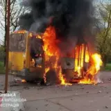 Обстріл Херсона – рашисти знову обстріляли автобус
