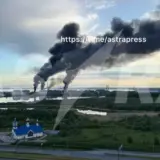Після атаки дронів у Санкт-Петербурзі горить найбільший нафтотермінал