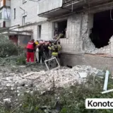 Обстріл Конотопа – під завалами перебувають люди