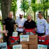 Від детекторів дронів до електробайків: Валерій Дубіль, Християнський корпус та фонд «Надія» відправили великий вантаж на фронт